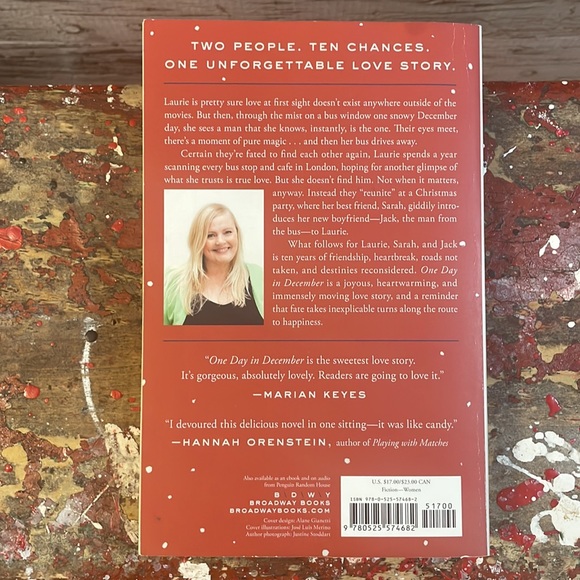 2/$12 One Day in December Novel - Picture 6 of 8